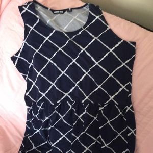 Lands End long maxi dress